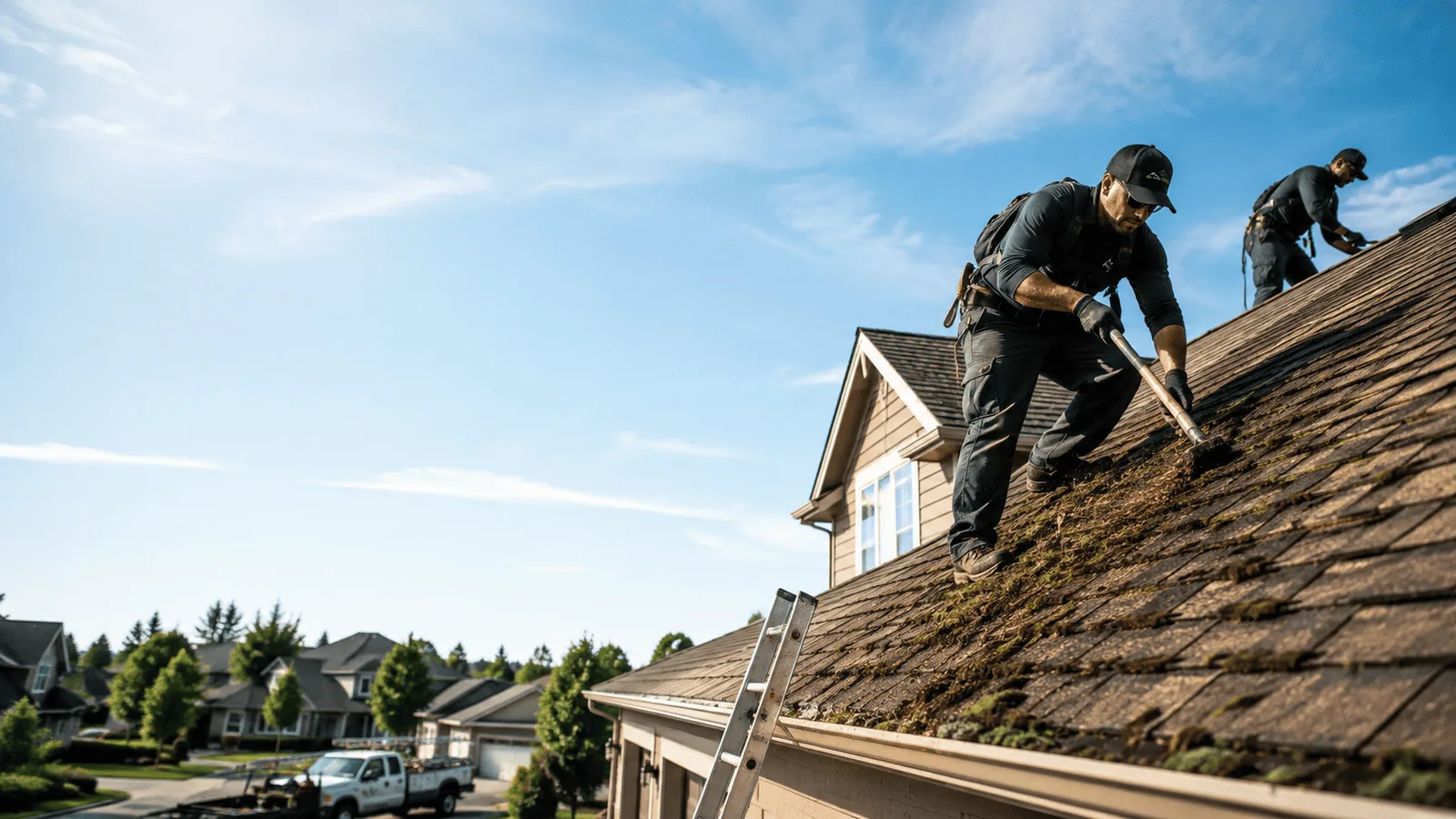 Roof Moss Removal in Mason, WI near me